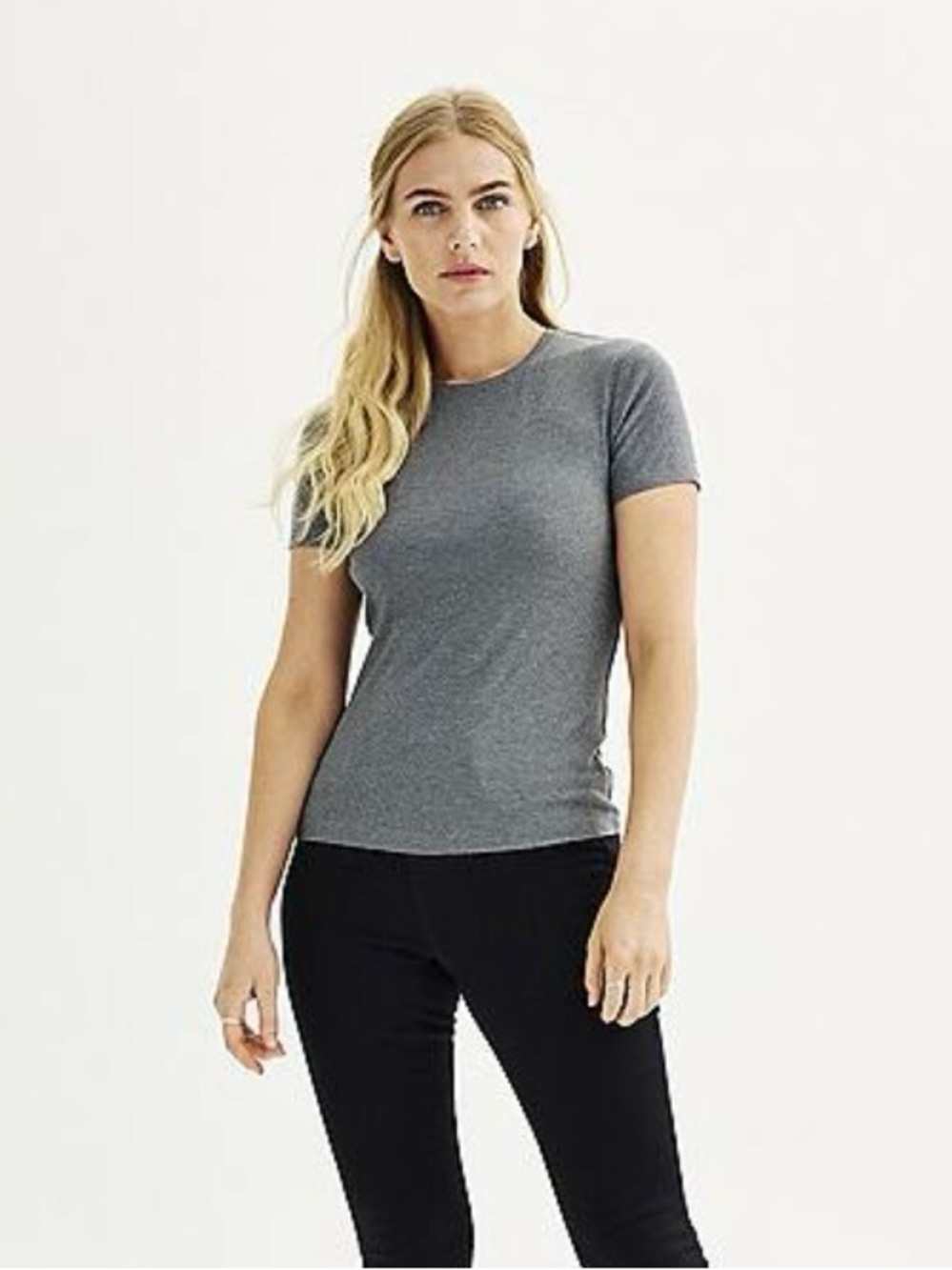 Nine West Soft Spun Ribbed Tee *NEW*